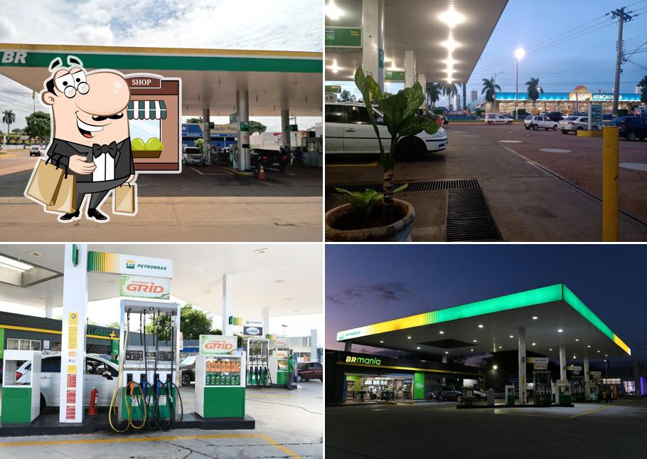 Veja imagens do exterior do Posto Petrobras