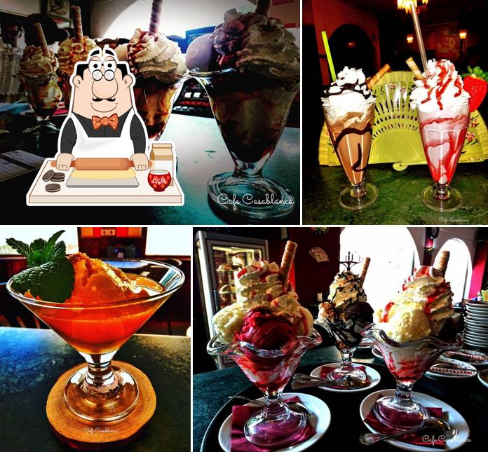 "Café Casablanca" предлагает разнообразный выбор десертов