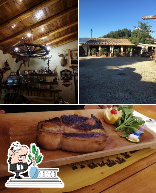 La immagine della esterno e cibo di FATTORIA PATRIZI AGRITURISMO RISTORANTE