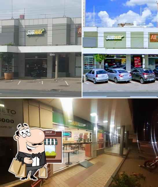 O exterior do Subway