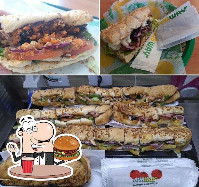 Peça um hambúrguer no Subway