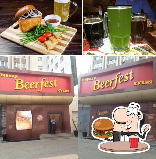 Закажите гамбургеры в "BeerFest"