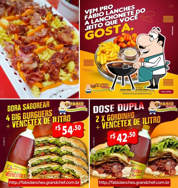 Peça pratos de carne no Lanchonete Fábio Lanches