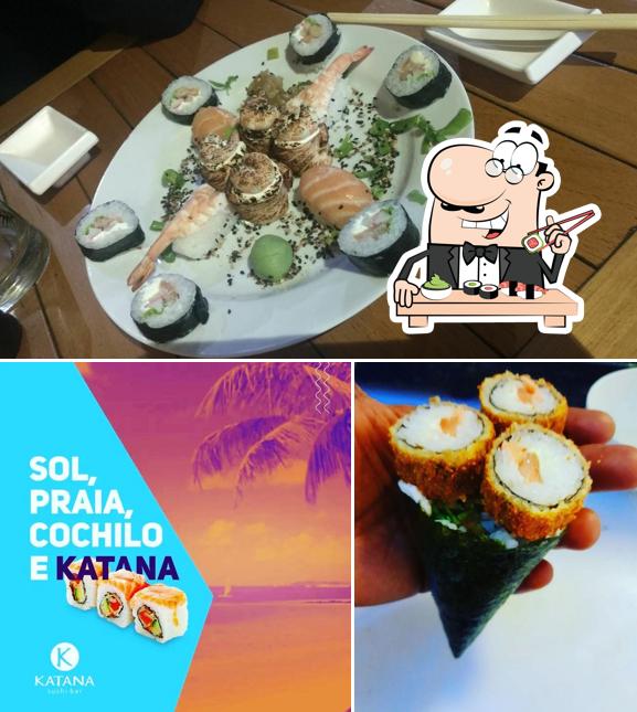 Sushi é um popular item de comida originário do Japão