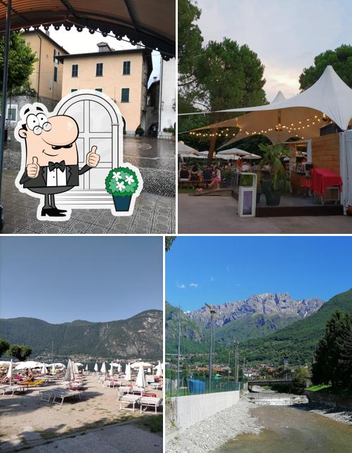 Gli esterni di Lido di Mandello del Lario