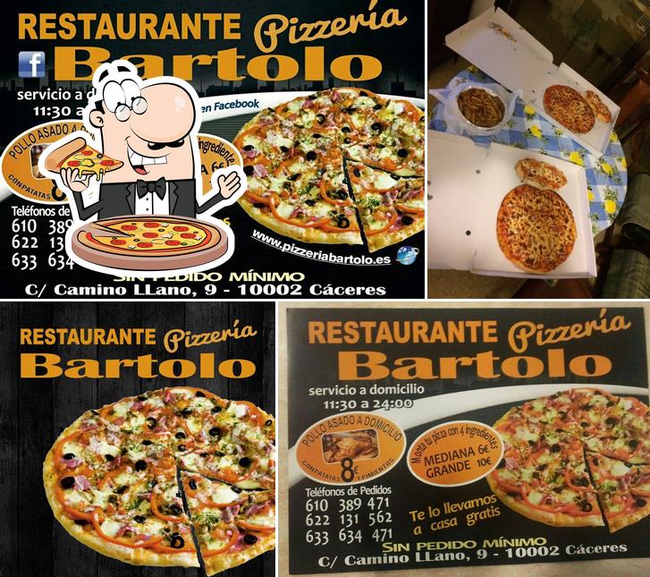 Elige una pizza en Restaurante Pizzería Bartolo