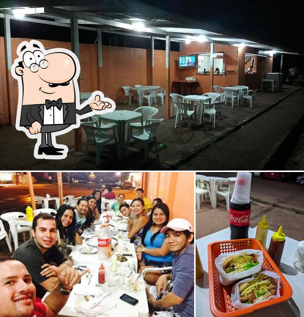 O interior do Lanchonete e Pizzaria do Poeirinha