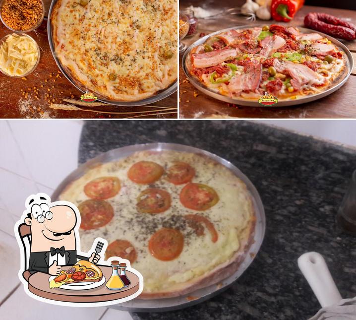 No O Pizzaiolo, você pode desfrutar de pizza