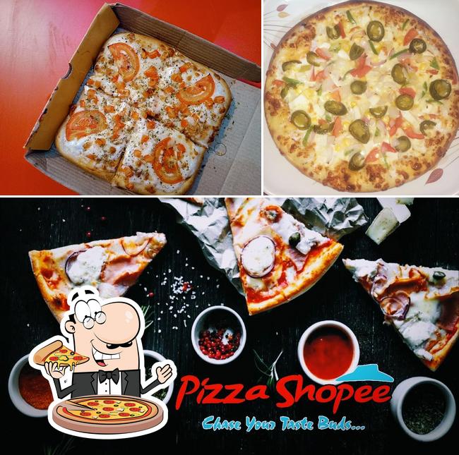 At Pizza Shopee, you can order pizza