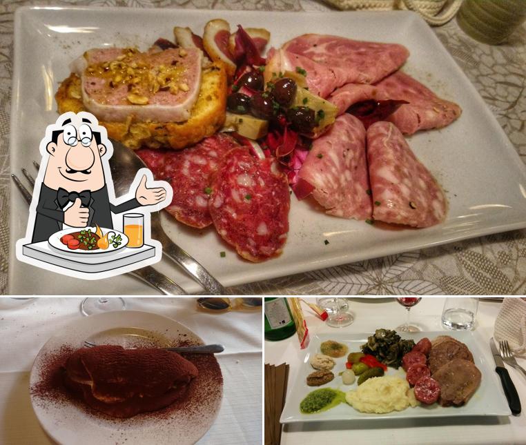 Platti al Trattoria All'oca Bianca