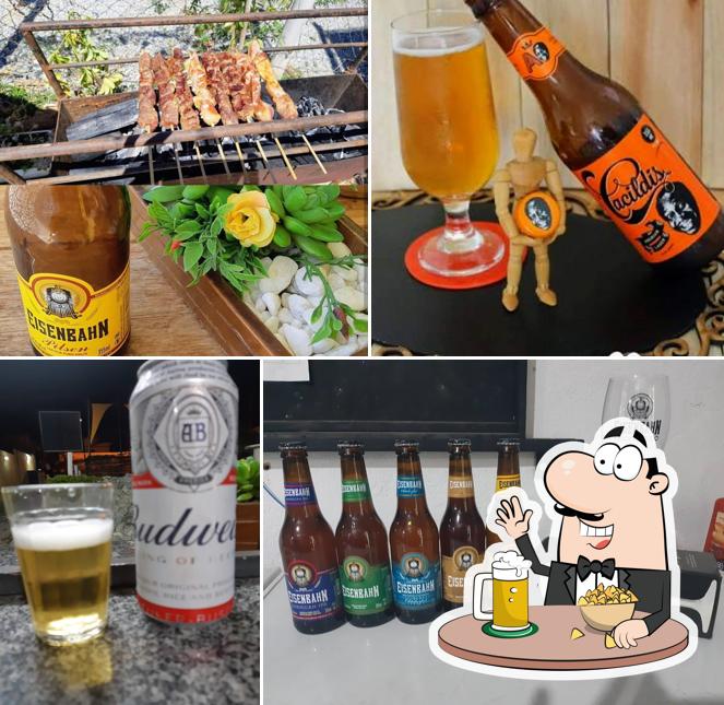 Você pode tomar um copo de cerveja leve ou escura