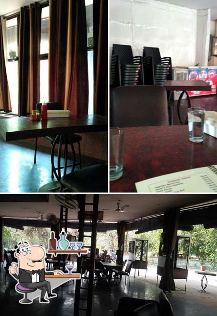 The interior of The Garden Restaurant