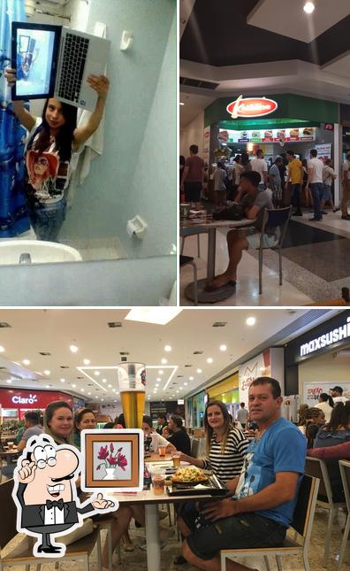 O interior do Mini Kalzone - Buriti Shopping