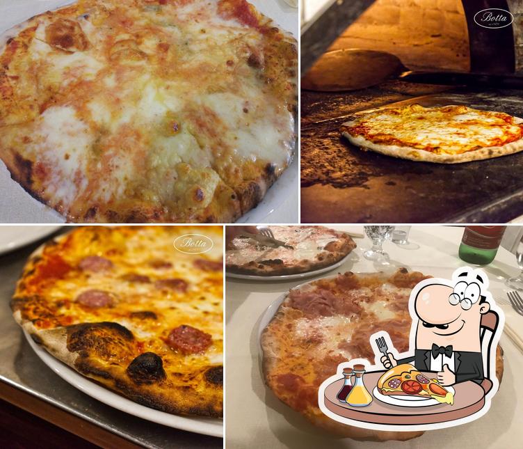 Get pizza at Pizzeria Angelo Botta