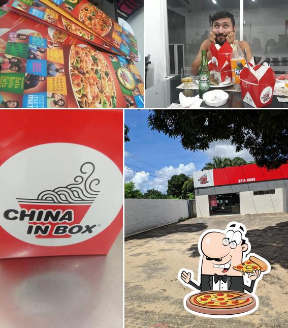 Experimente pizza no China in Box - Restaurante de Comida Chinesa