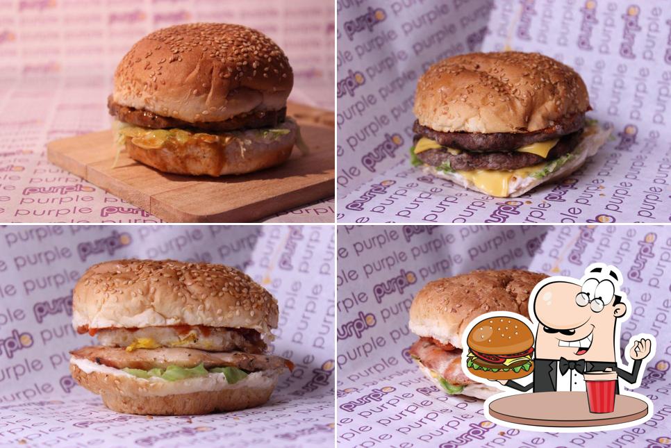 Les hamburgers de Purple Burgers will satisferont différents goûts