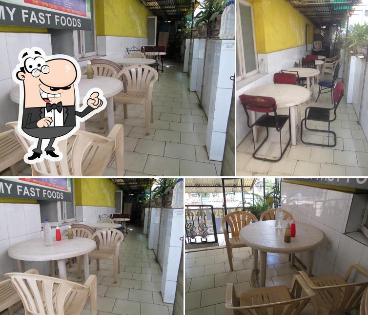 The interior of Rammy Fast Food