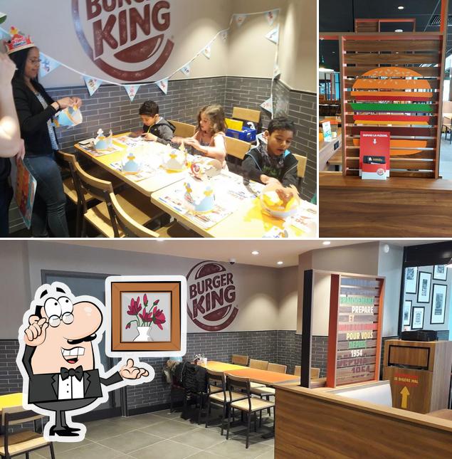 L'intérieur de Burger King