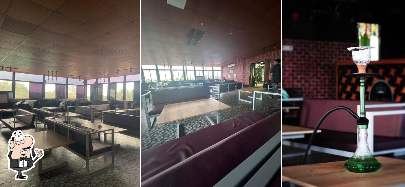 The interior of Cafe High