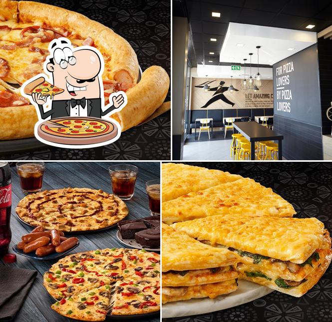 A Debonairs Pizza, vous pouvez commander des pizzas