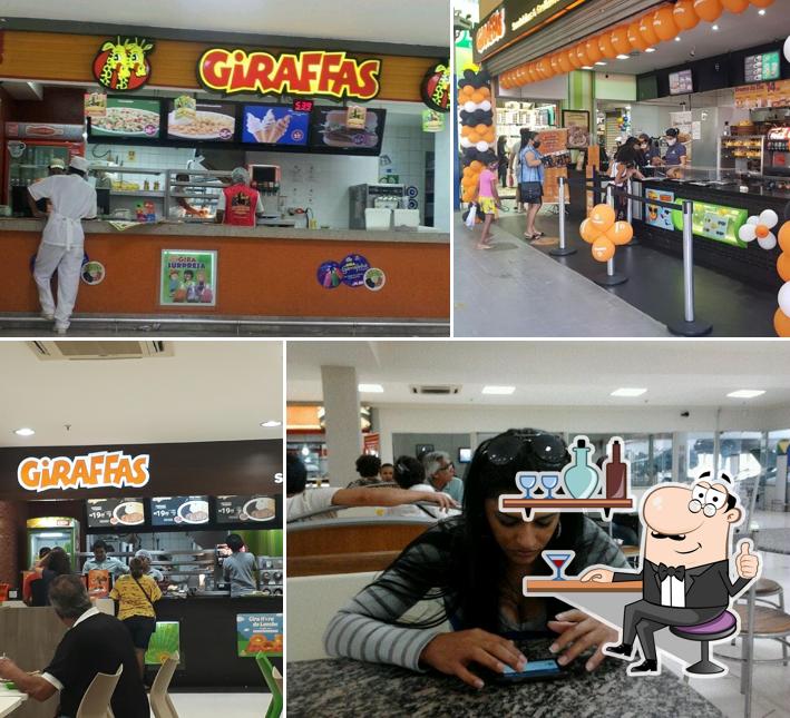 O interior do Giraffas