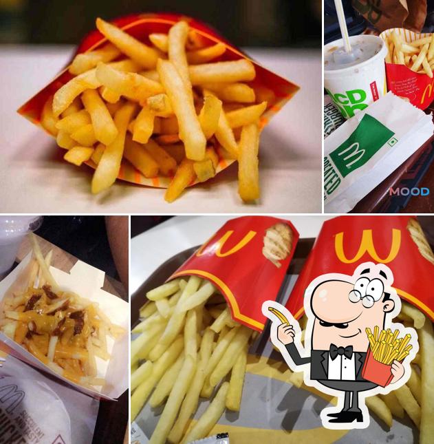 Try out French fries at McDonald's
