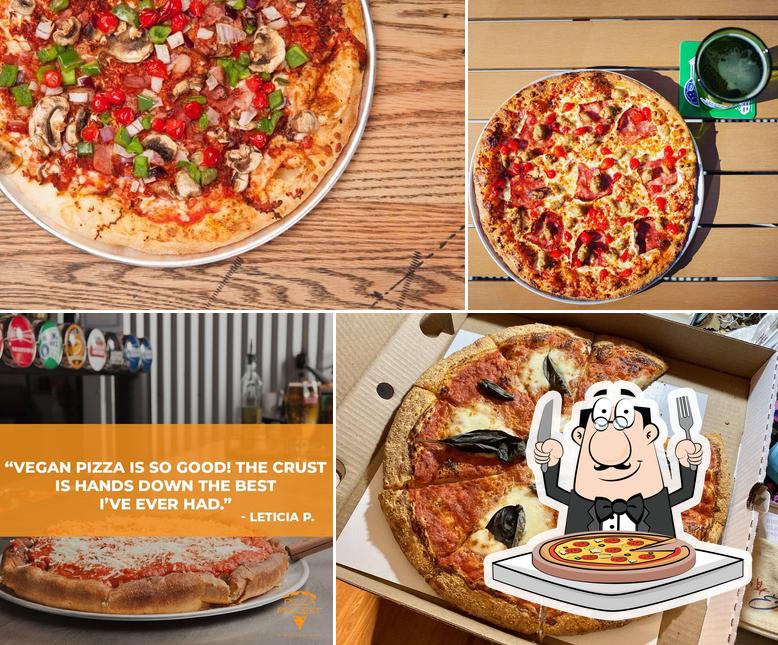 Disfruta de sus diferentes formatos de pizza