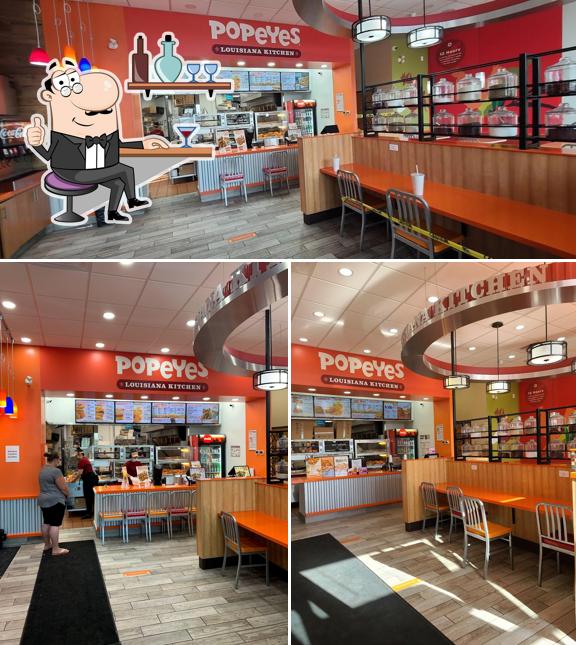 L'intérieur de Popeyes Louisiana Kitchen