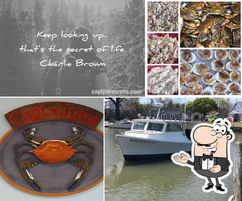 Capt. Jim's Crabs, 102 Carroll Island Rd a in Middle River Restaurant