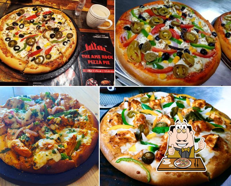 The ame rock pizza pie