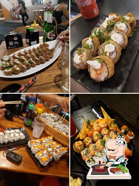 Restaurante Sushi Ponta Negra - Centro oferece pratos de carne