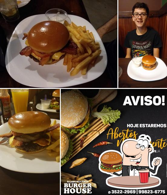 Os hambúrgueres do Burger House irão saciar uma variedade de gostos