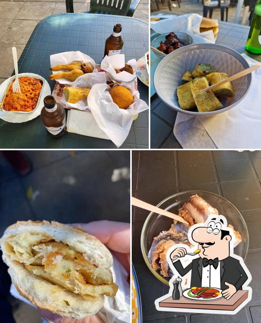 Platti al Friggitoria Chiluzzo