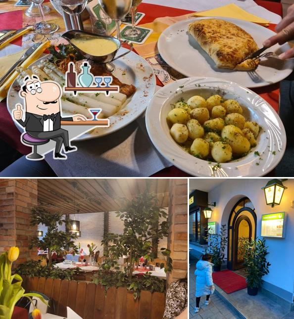 The photo of Gasthaus Zum Ochsen’s interior and food