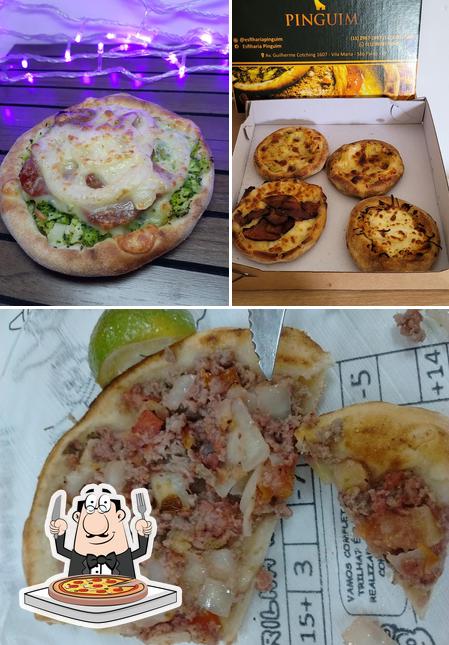 Consiga pizza no Pizzaria PINGUIM