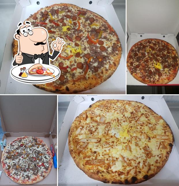 A Pizza King, vous pouvez essayer des pizzas