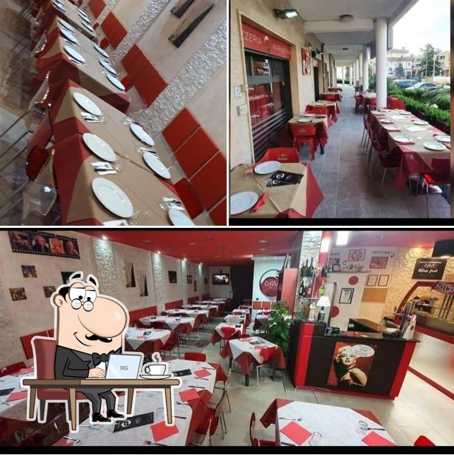 Gli interni di Antipasteria pizzeria Daví