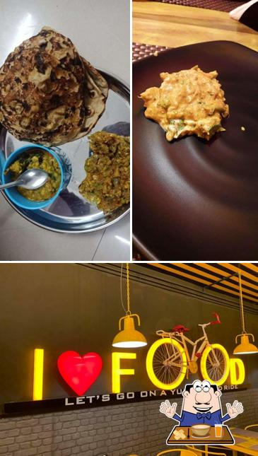 This is the image showing food and exterior at The Yellow Tadka