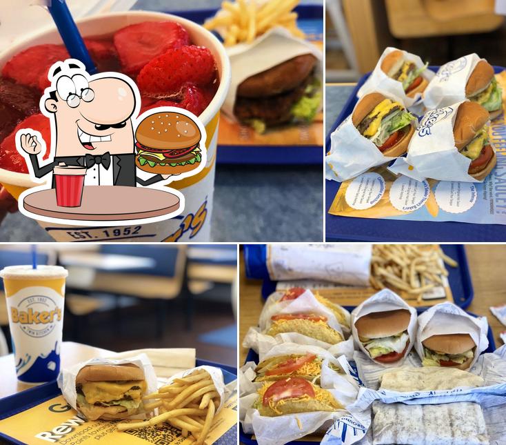 Baker's DriveThru, 1381 Kendall Dr in San Bernardino Restaurant menu