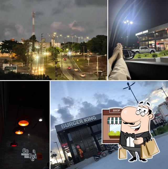 O exterior do Burger King Drive Thru