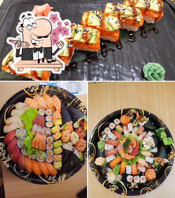 Prova le varie opzioni di sushi