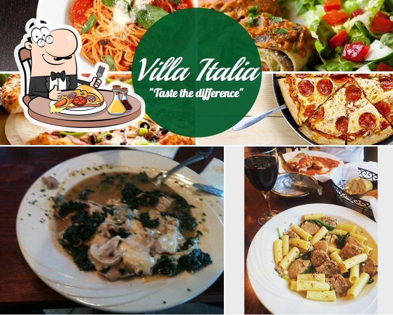Get pizza at Villa Italia