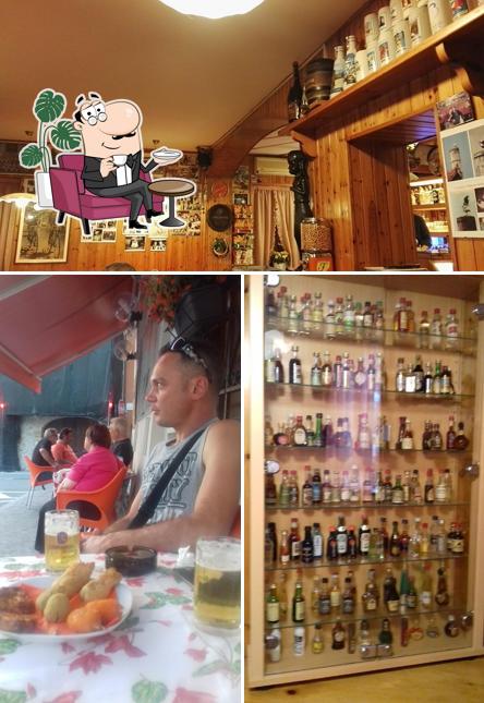 Gli interni di Bar da Rico