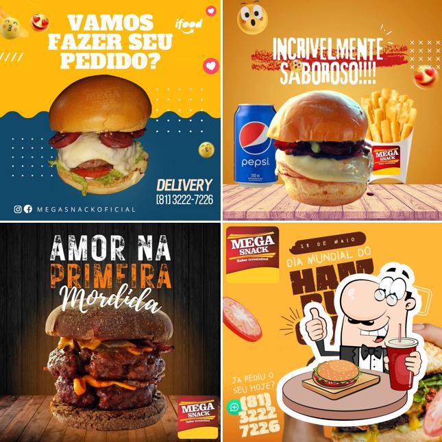 Hambúrguer em Mega Snack - Hamburgueria