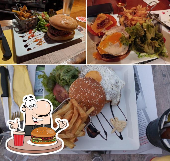 Commandez un hamburger à Taverne Heidelberg (B99)