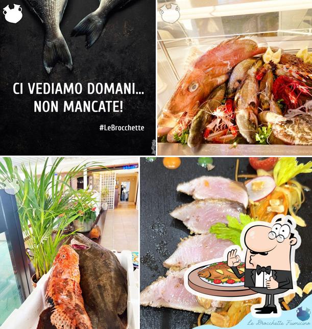 Osteria Le Brocchette serve un menu per gli amanti del pesce