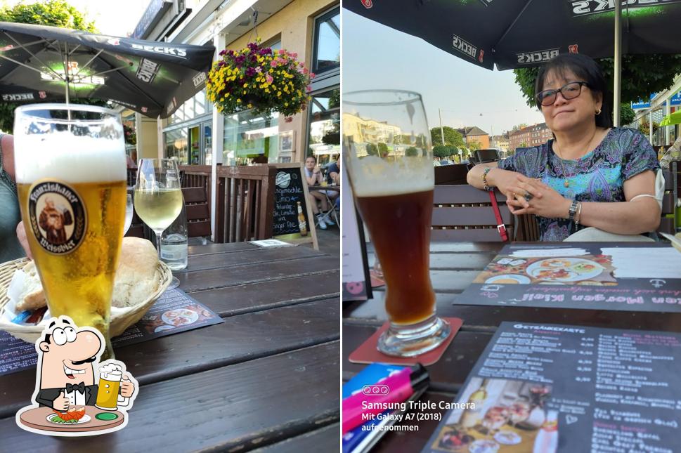 Profitez un verre de bière blonde ou brune