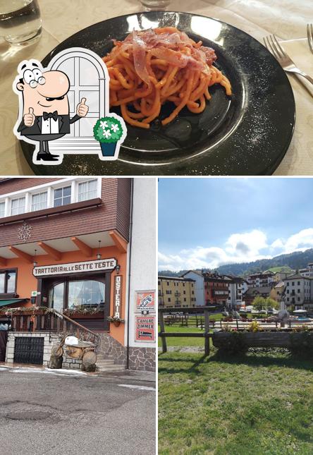 Questa è la foto che mostra la esterno e seo_images_cat_88 di Trattoria alle Sette Teste