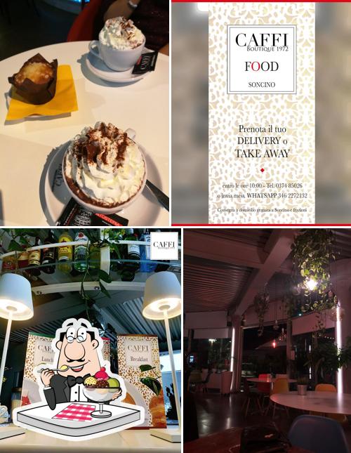 Caffi Boutique 1972 serve un'ampia selezione di dolci
