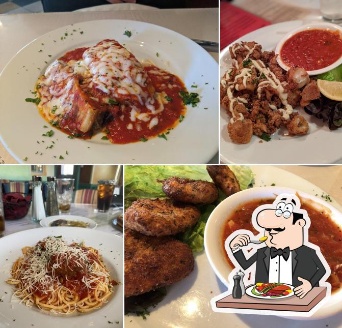 Food at Paisano's Italian Restaurant